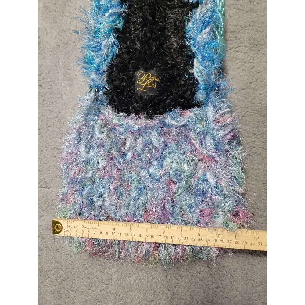 Perla Lichi Designer Couture‎ Bag Purse Eclectic Make A Statement!